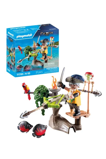 Playmobil Pirates Pirat z balist� 71795