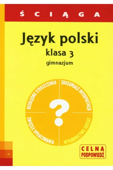 J�zyk polski klasa III gimnazjum - �ci�ga - Gra�yna Warot