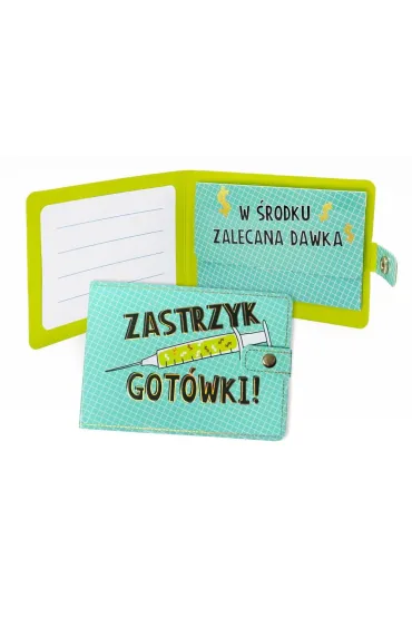 Kukartka Portfelik koperta Zastrzyk got�wki