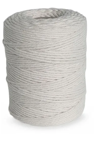 Dalprint Sznurek bawe�niany do makramy bia�y 2 mm, 250g