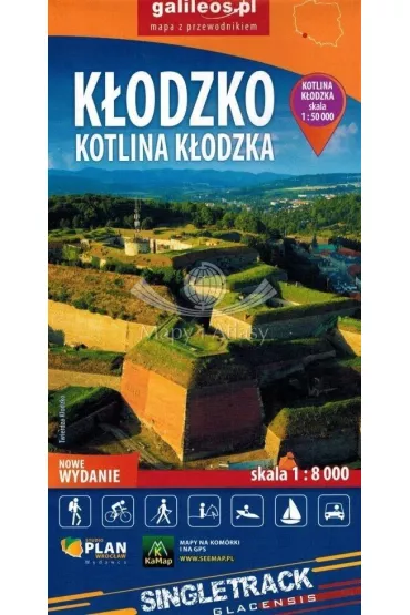 Mapa - K�odzko. Kotlina K�odzka w.2024