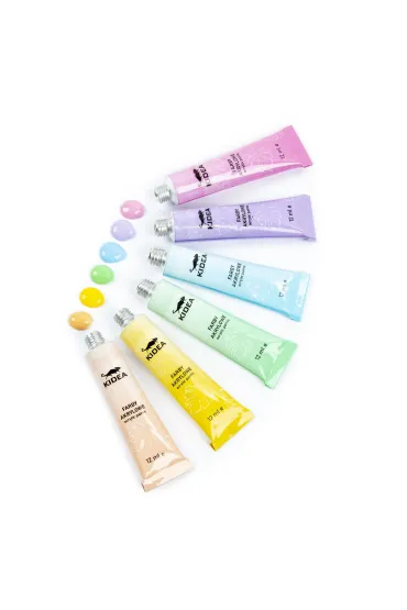 Derform Farby akrylowe pastelowe 12x12ml
