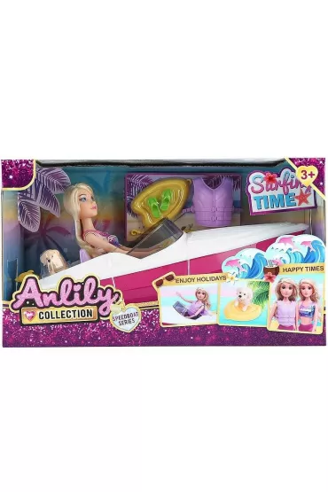 Lalka 29cm w motor�wce Adar