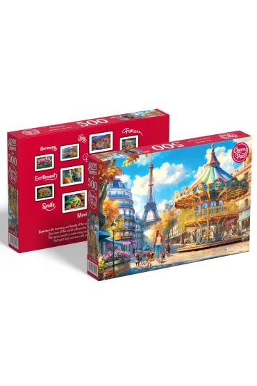 Puzzle 500 el. Paris Day Out CherryPazzi