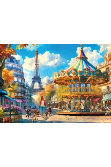 Puzzle 500 el. Paris Day Out CherryPazzi