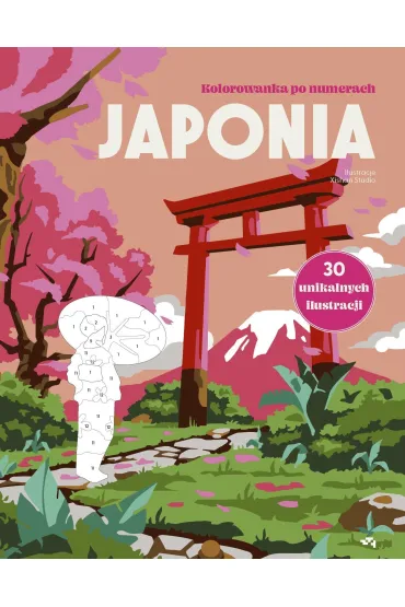 Japonia. Kolorowanka po numerach - Xishan Studio