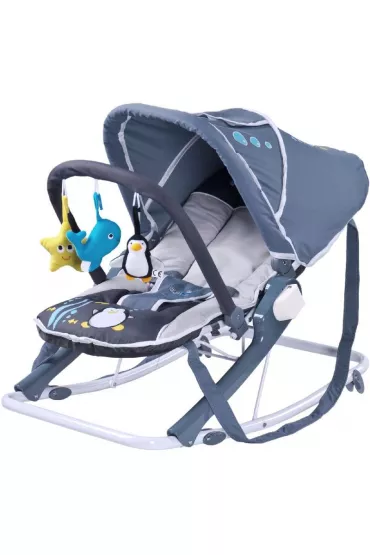 Le�aczek Bujaczek Caretero Aqua Grey 0+