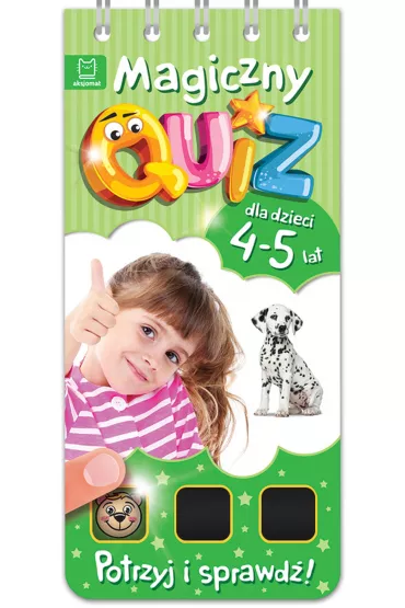 Magiczny quiz dla dzieci 4-5 lat. Zielony