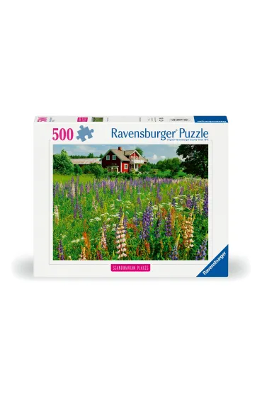 Puzzle 500 el. ��ka w Szwecji Ravensburger