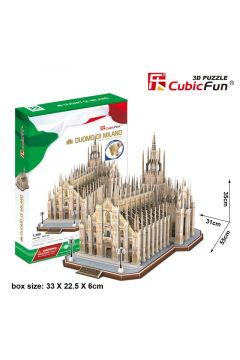 Puzzle 3D Katedra w Mediolanie Cubic Fun