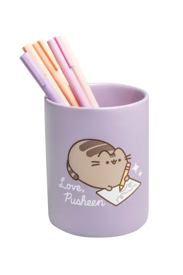 Violet Pusheen Kubek gliniany na biurko