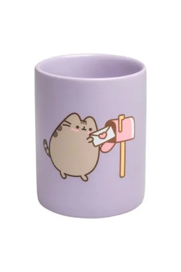 Violet Pusheen Kubek gliniany na biurko