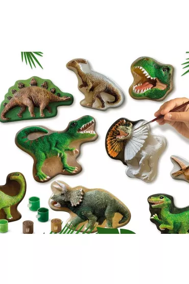 Odlewy gipsowe 3D Dinozaury Ses Creative