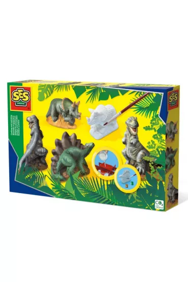 Odlewy gipsowe 3D Dinozaury Ses Creative