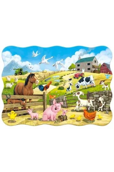 Puzzle 30 el. Animals on the Farm Castorland
