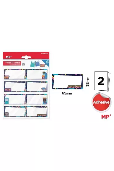 Mp Main Paper Naklejki na zeszyty Start Game