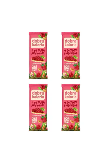 Dobra Kaloria Baton z nerkowc�w ala tarta malinowa Zestaw 4 x 35 g