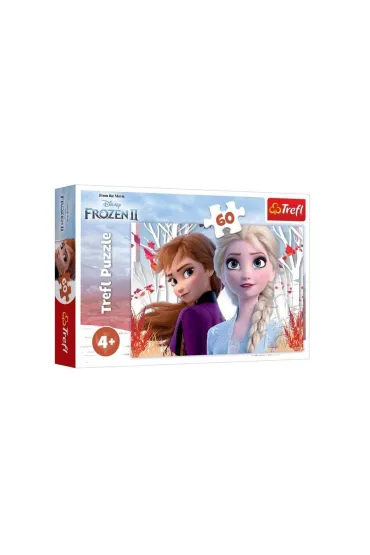 Puzzle 60 el. Zaczarowany �wiat Anny i Elsy Trefl