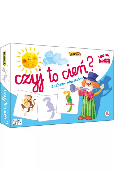 Czyj to cie�? 3 zabawy edukacyjne Adamigo
