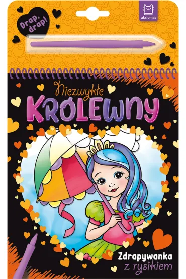 Niezwyk�e kr�lewny. Zdrapywanka z rysikiem - Anna Podg�rska