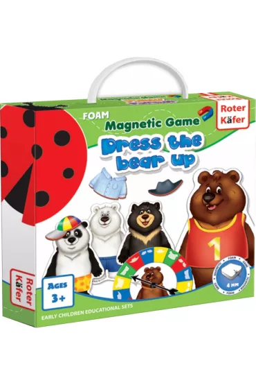 Ubierz Misia (Dress a Bear Up). Gra magnetyczna Roter Kafer