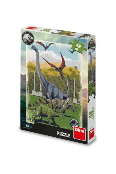 Puzzle Jurassic World Dinozaury 48el Dino Toys