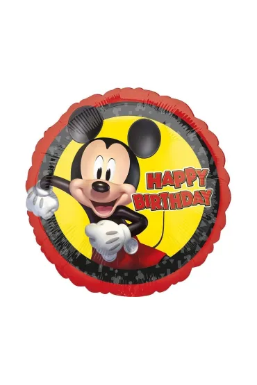 Amscan Balon foliowy Urodzinowa Myszka Mickey 46cm