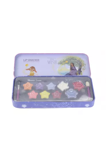 Zestaw kosmetyk�w do makija�u Disney Wish Lip Smacker Lip & Face Tin Markwins
