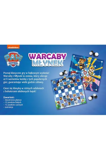Warcaby Mynek Psi Patrol 02798 Trefl