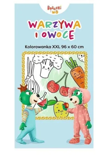 Kolorowanka XXL. Warzywa i owoce TREFL