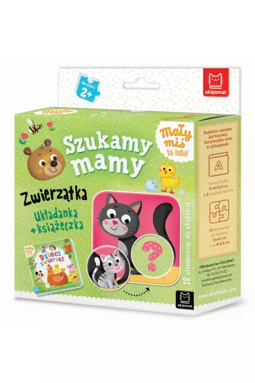 Szukamy mamy. Zwierz�tka. Ma�y mi� to lubi! Uk�adanka + ksi��eczka