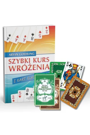 Pakiet: Szybki kurs wr�enia z kart klasycznych, Karty do gry Li�cie d�bu - talia pojedyncza