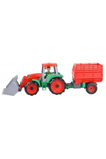 Lena Truxx Traktor z �y�k� i przyczep� 53cm