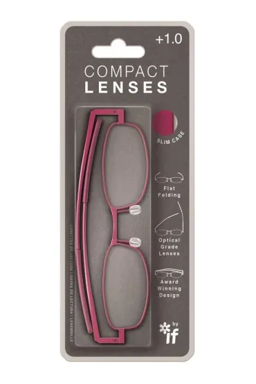 Compact Lenses Okulary NEW +1.0 mix kolor�w + etui