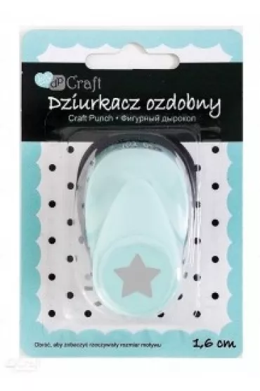 Dalprint Dziurkacz ozdobny gwiazda 1,6cm