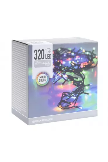 H&S Decoration Lampki choinkowe 320 led multikolor