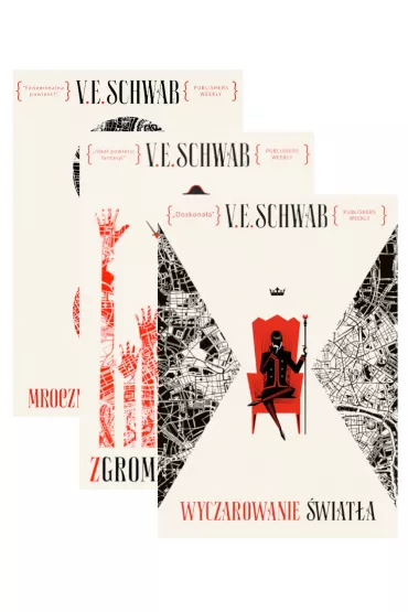 Pakiet Odcienie magii. Tomy 1-3: Mroczniejszy odcie� magii, Zgromadzenie cieni, Wyczarowanie �wiat�a - Victoria Schwab