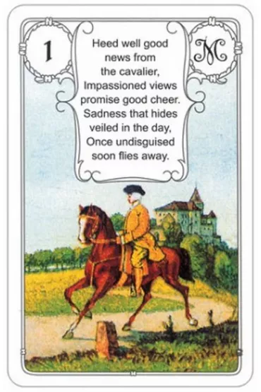 Karty Lenormand, Niebieska Sowa