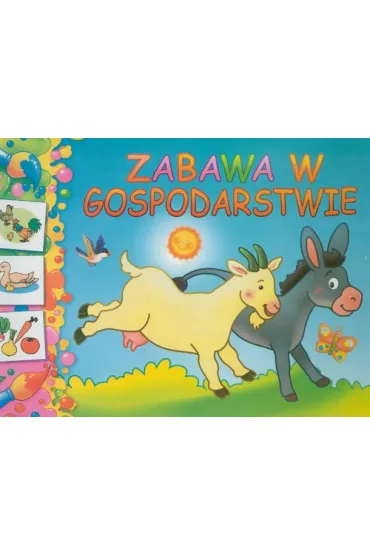 Zabawa w gospodarstwie (malowanka z naklejkami)