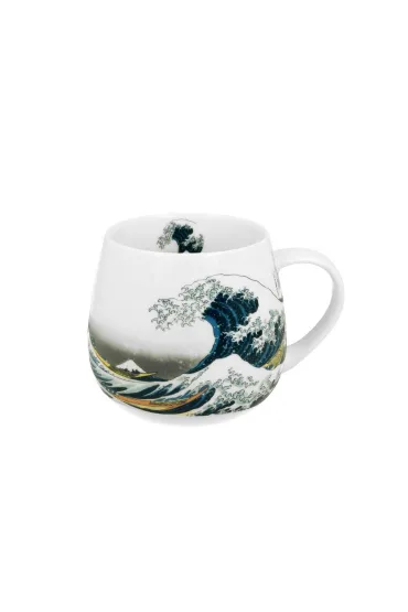 Duo Sp. z o.o. Porcelanowy kubek baryka Hokusai The Great Wave 430 ml