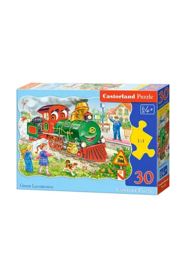 Puzzle 30 el. Lokomotywa Castorland