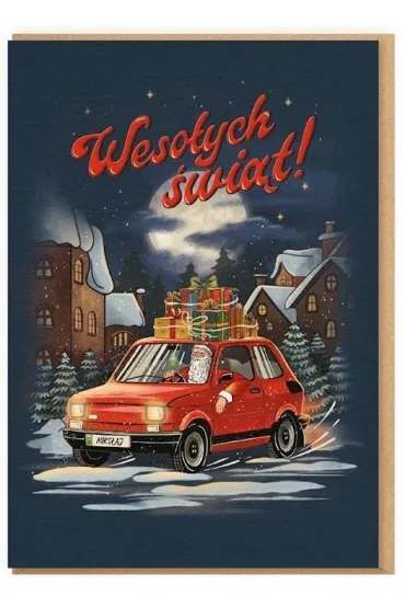 Nadwyraz.com Karnet Bo�e Narodzenie - Maluch/Weso�ych �wi�t