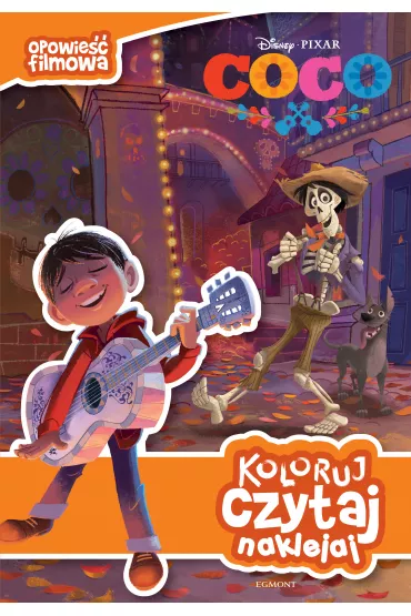 Coco. Koloruj, czytaj, naklejaj