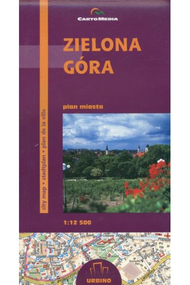 Plan miasta Zielona Góra 1:12 500 mapa | TaniaKsiazka.pl