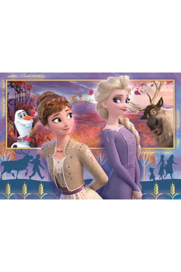 Puzzle 60 el. SuperColor. Frozen 2 Clementoni