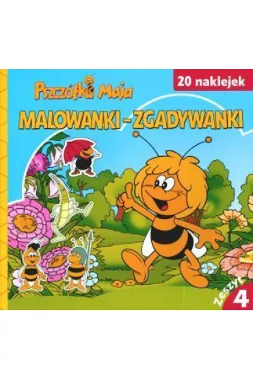 Pszcz�ka Maja. Malowanki-zgadywanki. Zeszyt 4 - Waldemar Bonsels