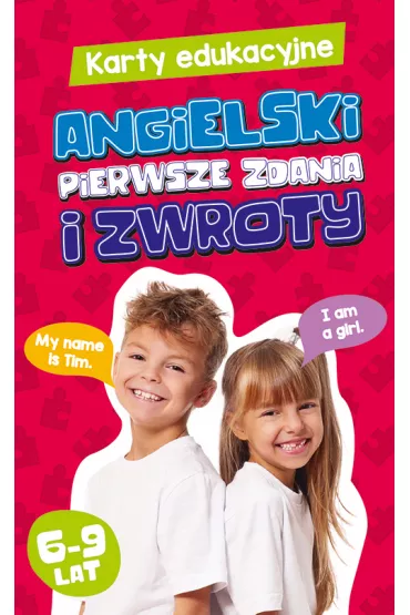Karty edukacyjne. Angielski. Pierwsze zdania i zwroty