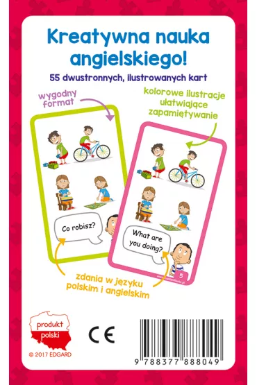 Karty edukacyjne. Angielski. Pierwsze zdania i zwroty