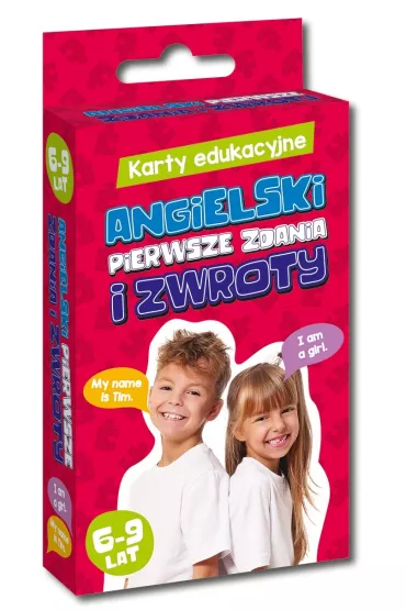 Karty edukacyjne. Angielski. Pierwsze zdania i zwroty