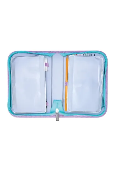 Herlitz Pi�rnik rozk�adany 2 klapki z wyposa�eniem Ocean Lights